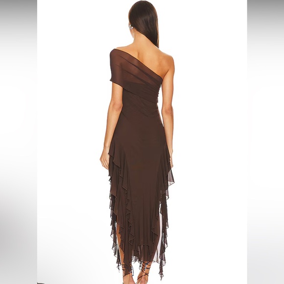 New Kim Shui Ruffle Mesh Dress. - Picture 2 of 6